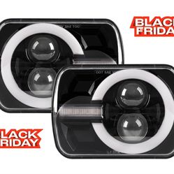 LED Headlight Set 7x6 Universal