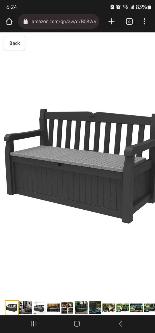 Outdoor Storage Bench