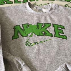 Nike St Patrick’s Day Clover Crewneck Sweater 