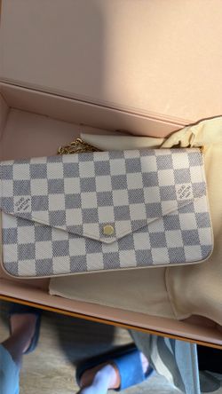 Louis Vuitton Félicie Pochette Damier Azur – Brand New, Never Used