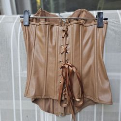 Women's Brown Corset/ Bustier (S)