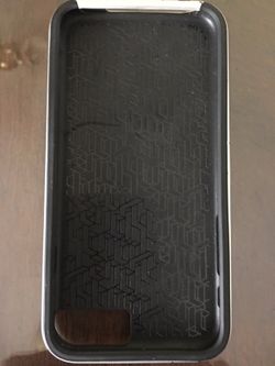I phone 5 case black with stainless color sides