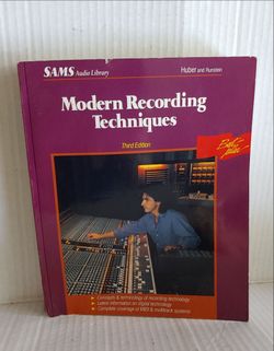 Modern Recording Techniques Third Edition Book - By David Huber