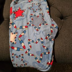 Lularoe Bomb Pops Leggings OS 
