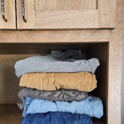 👖💥 90s Denim Revival | Thrifted Straight-Leg Jeans 🔥🧺