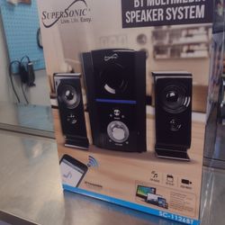 Bluetooth Multimedia Speaker System New