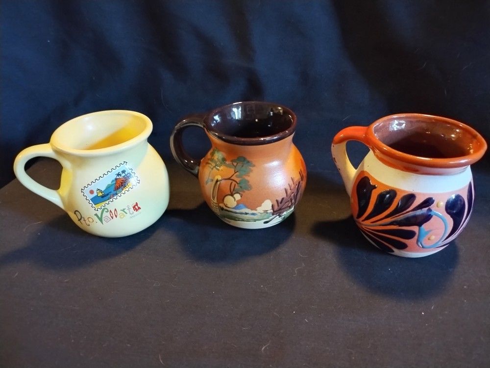 Mexican Mugs Set Of 3