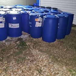 Plastic Tank  55 Gal Not Food Grade 