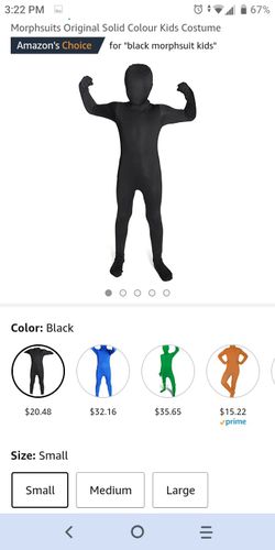 Kids morph suit costume