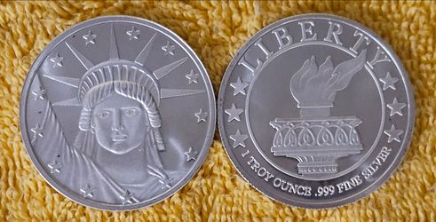 (10) 1 oz SilverTowne Lady Liberty Silver Rounds (.999 Fine)