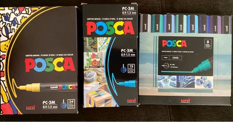 New POSCA Markers 3 packs