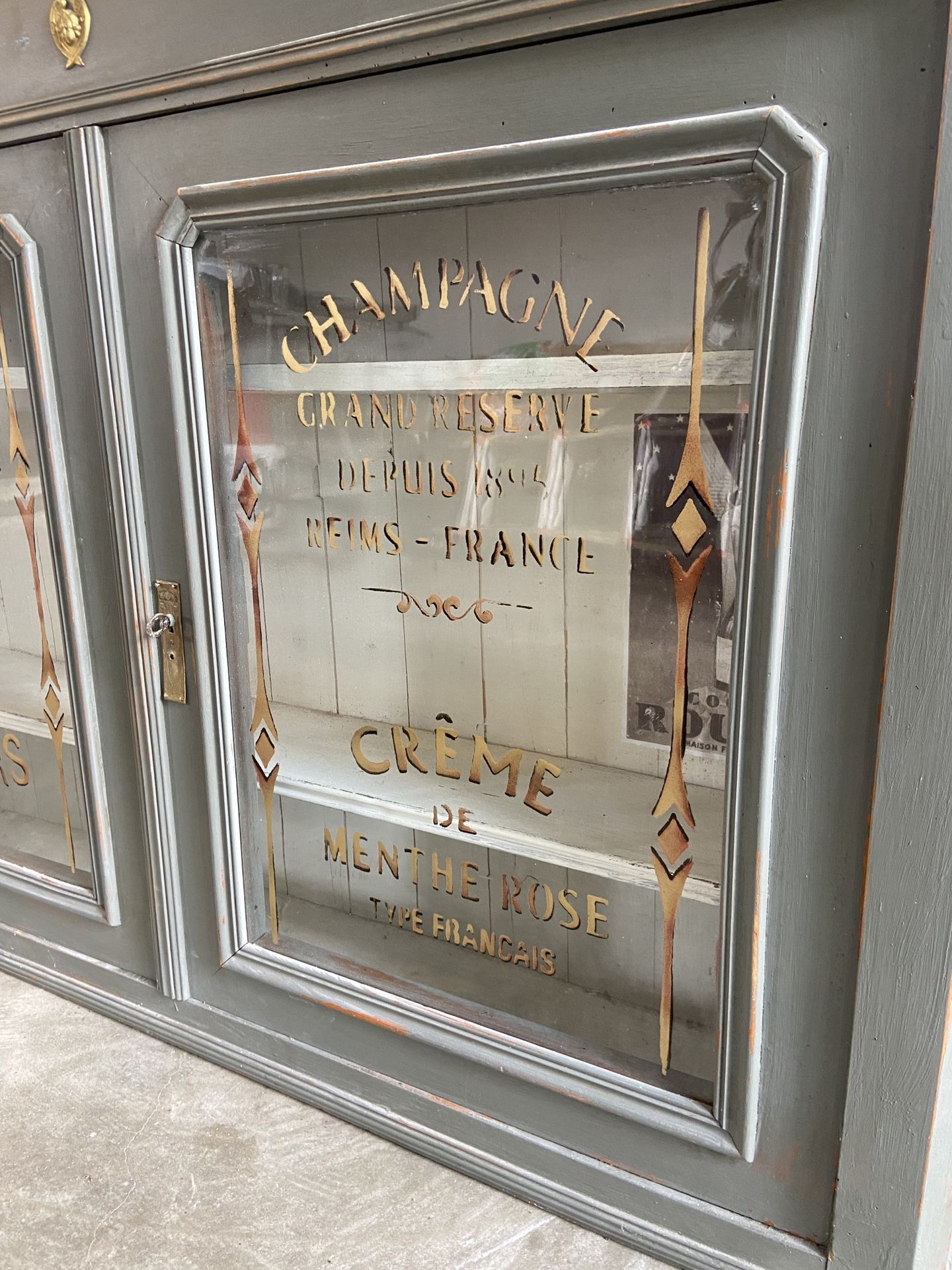 Antique Medicine Cabinet/ Liquor Cabinet