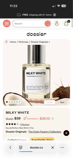 Dossier perfume