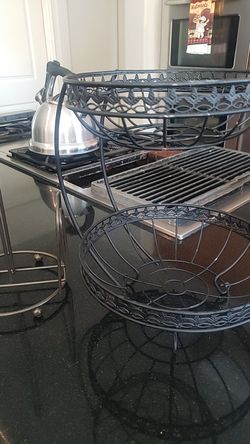 Fruit and paper towel holder