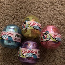 Unicorn In Egg With Stickers