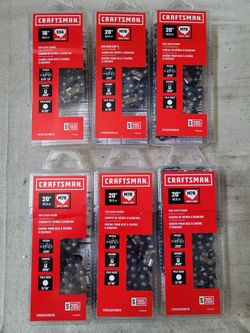 Craftsman 16" 20" Chainsaw chains