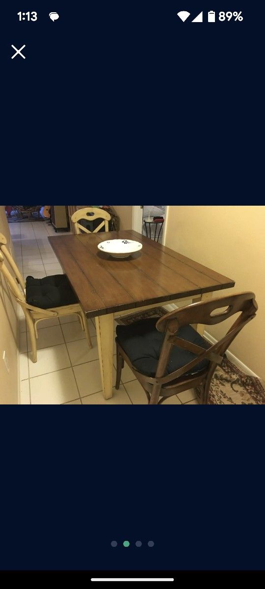Rustic Farmhouse Dining Table And Chairs