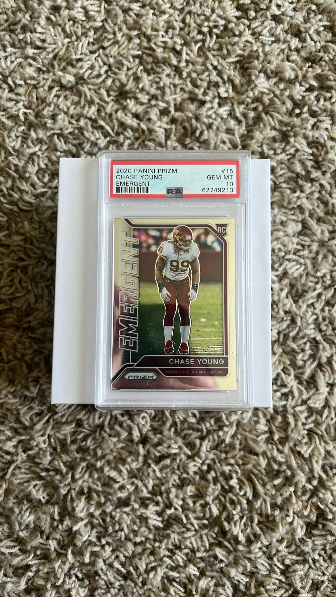 Chase Young Prism Rookie Card Mint