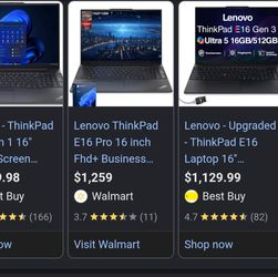 Laptop, MACBOOK,  Lenovo think pad