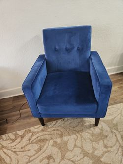 Navy Blue Accent Chair