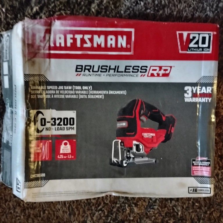 Craftsman V20* Brushless RP Jig Saw CMCS650B