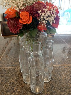 Six Milk jug glasses