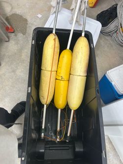 Shrimp pot buoy’s