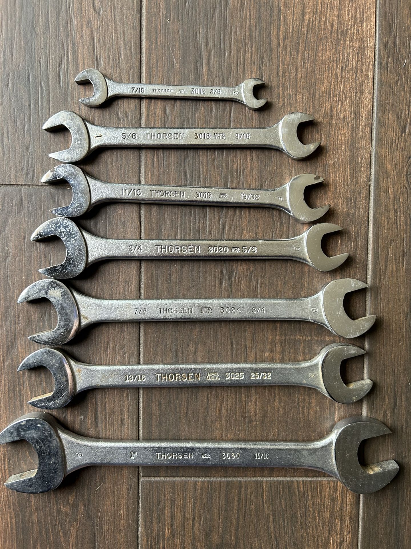Vintage Thorsen Open End Wrenches