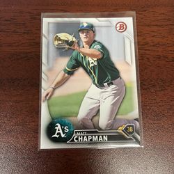 Matt Chapman rookie card