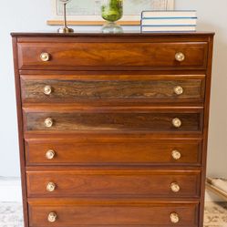 Vintage MCM 6 Drawer Dresser 
