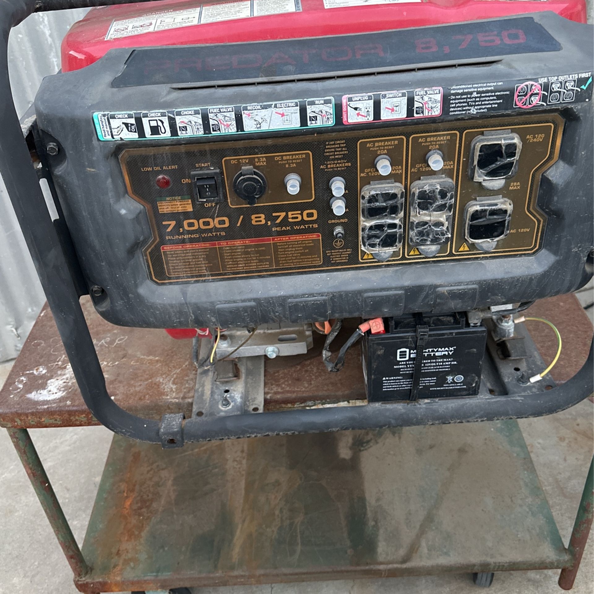 Generator 7000/8750 Watts