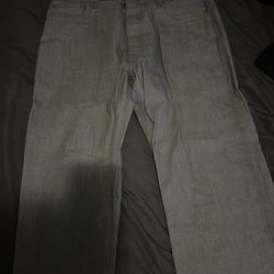 Grey 501 jeans