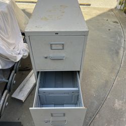 2 Drawer Metal Filing Cabinet