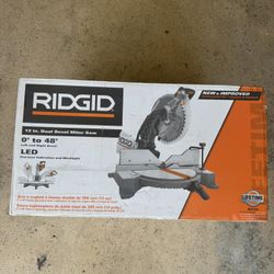 Ridgid 15 Amp Corded 12 in. Dual Bevel Miter Saw with LED Cutline Indicator