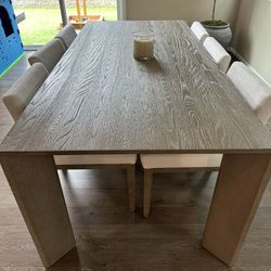 RH Dining table & Chairs 