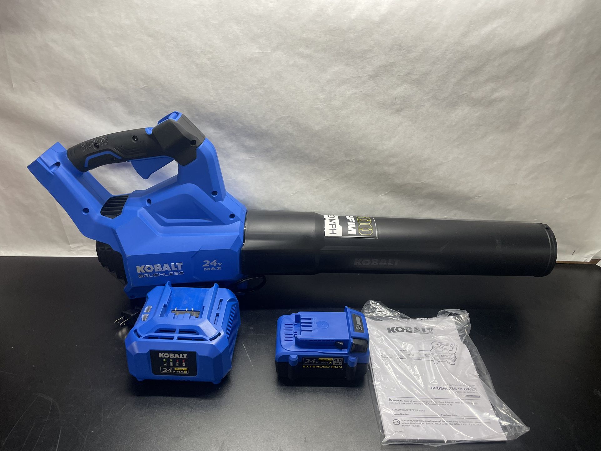 Kobalt 24 volt 500 CFM 120 MPH Battery Handheld Leaf Blower for Sale in Sacramento CA OfferUp