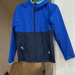 girls windbreaker jacket size L (12-14)