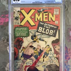 X-Men #7 (1964) CGC 3.5 — White Pgs; 2nd Blob (Fred Dukes); Stan Lee & Jack Kirby 