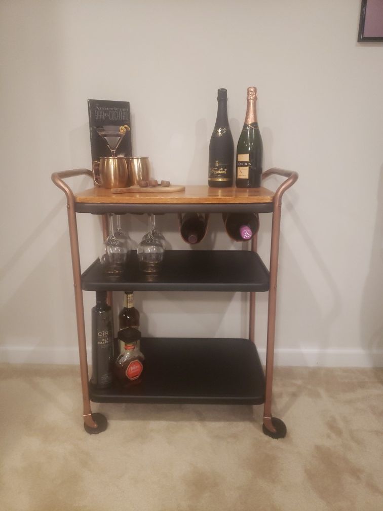 3 tier bar cart