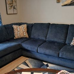 Navy Blue Couch-Like New 