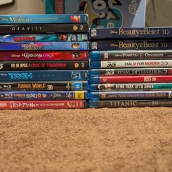 3D Blu Ray Movies (Prices In Description)