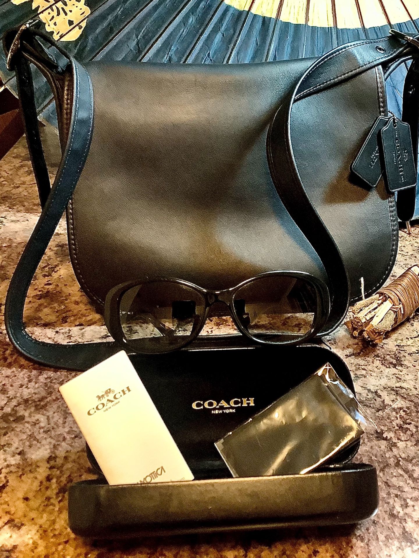 COACH #55298 Saddle Bag Limited Edition +FREE COACH SUNGLASSES