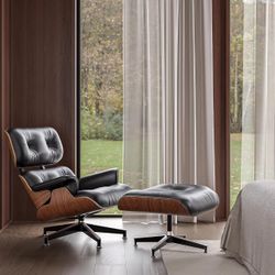 Totally unused Lounge Chair with Ottoman,