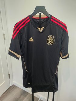 Adidas Mexico National Team Jersey Black Gold Size Large