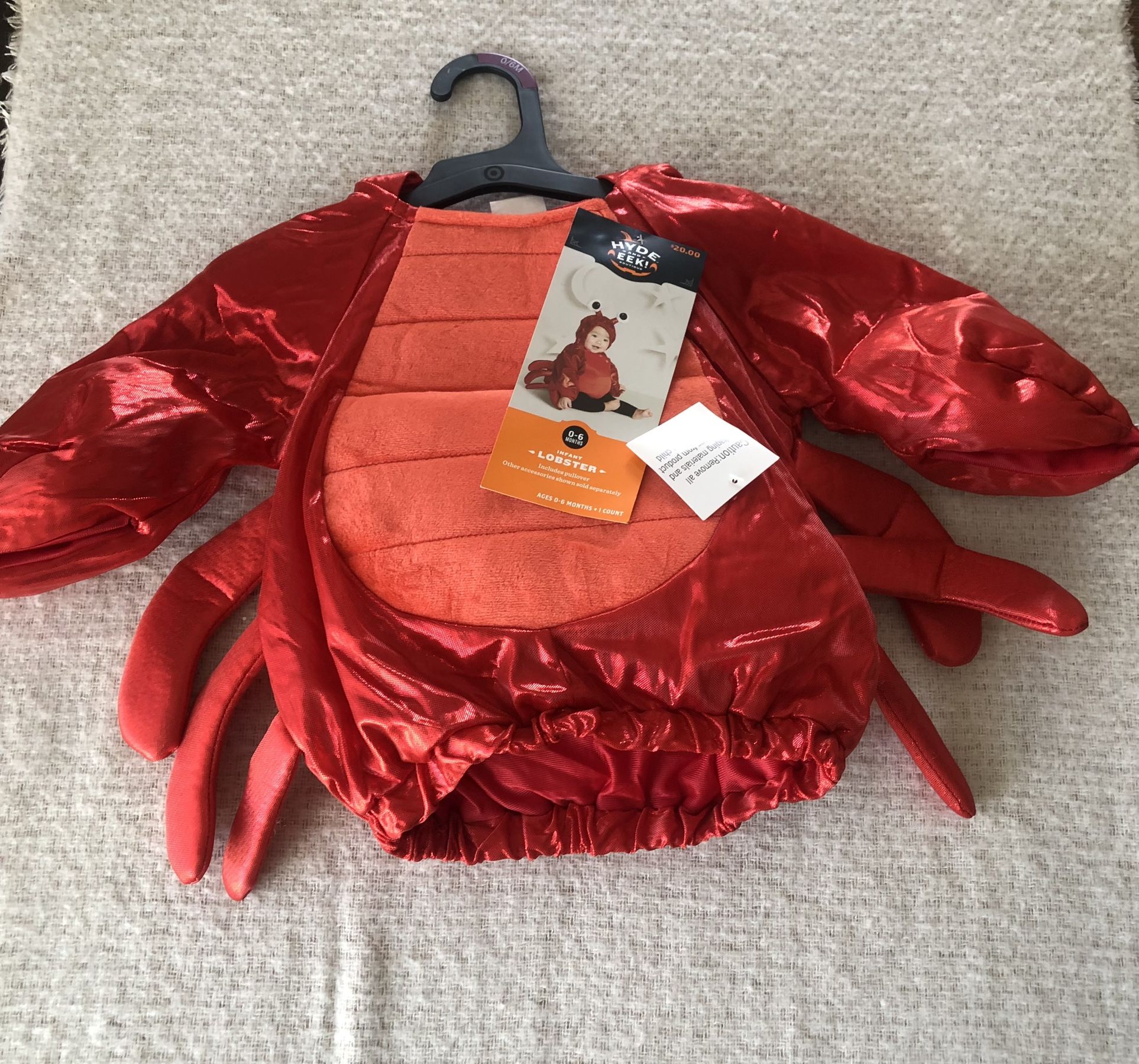 Infant/baby 0-6 Month Lobster Costume-Decatur And Tropica