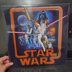 Star Wars 2014 26-minth Wall Calendar BNIP 