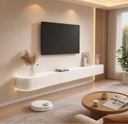 Floating TV console