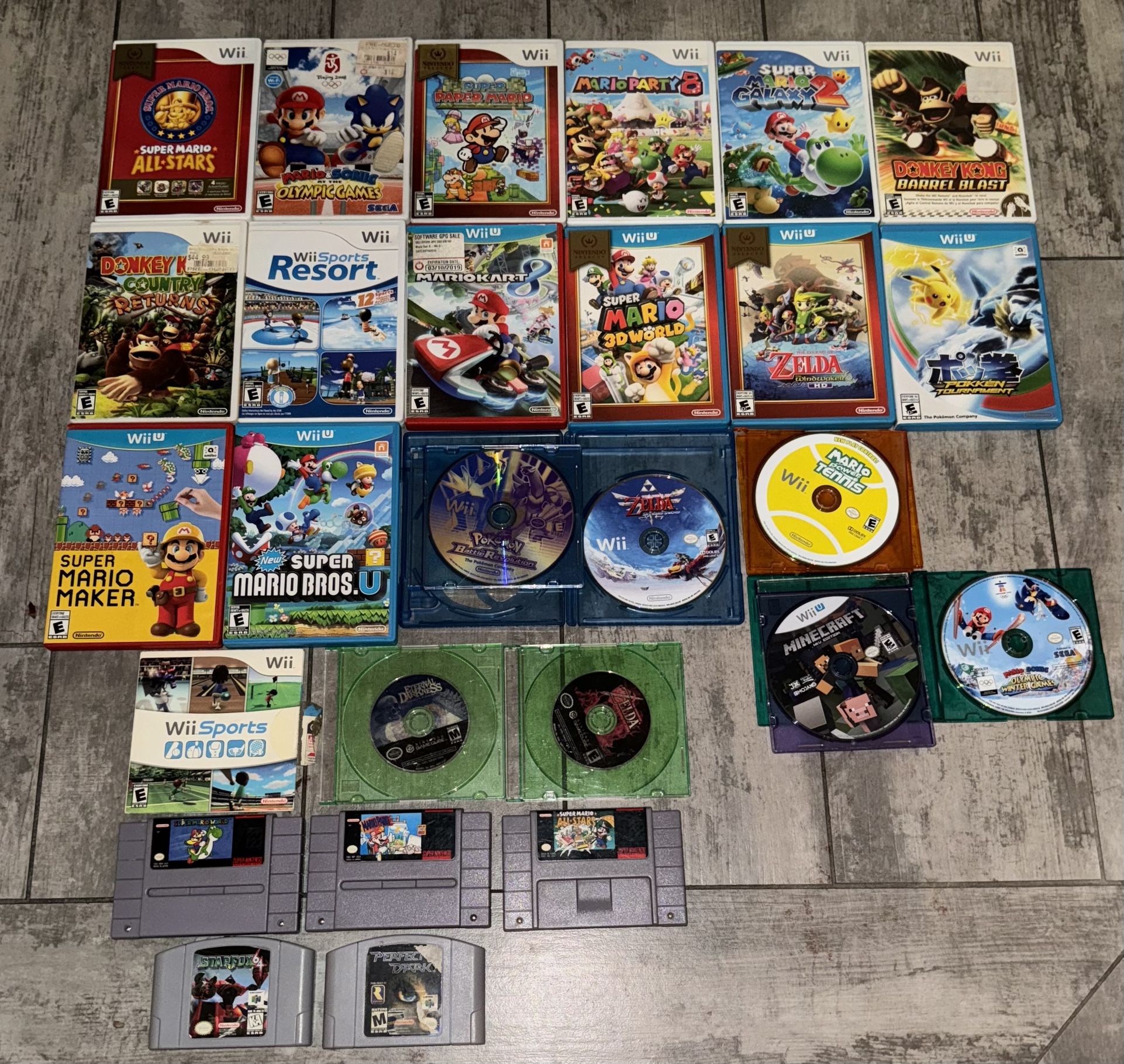 NINTENDO VIDEO GAMES WII U SNES GAMECUBE N64 NES RESORT SUPER MARIO KART PARTY POKÉMON SONIC