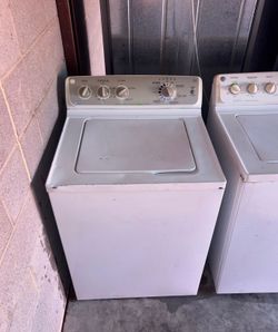 White GE Washer