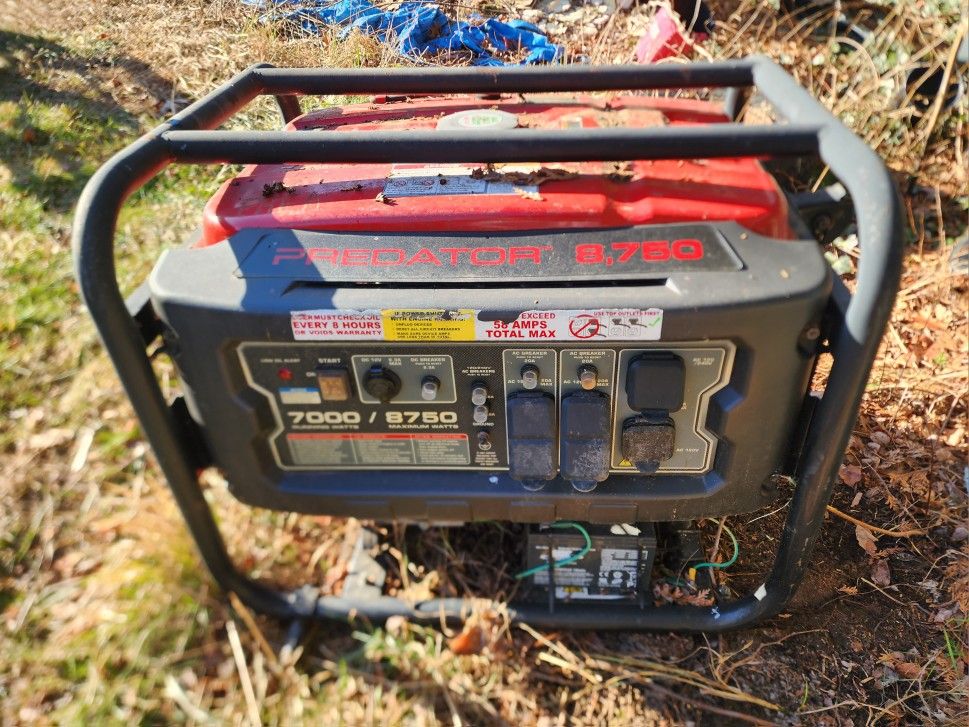 Predator 8750 Gas Generator ASIS BEST OFFER